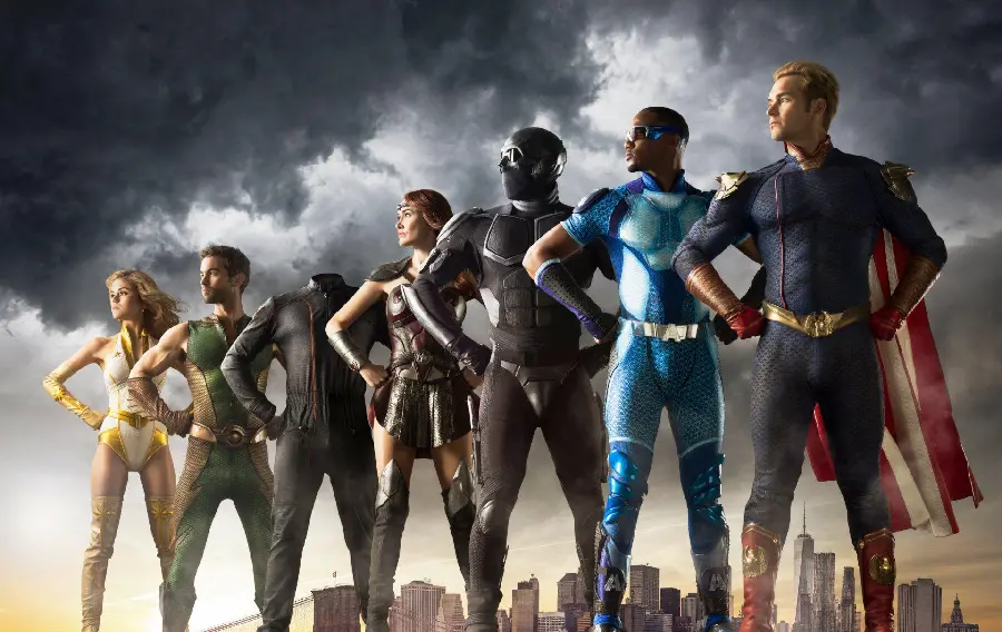 Homelander wallpaper with super powers