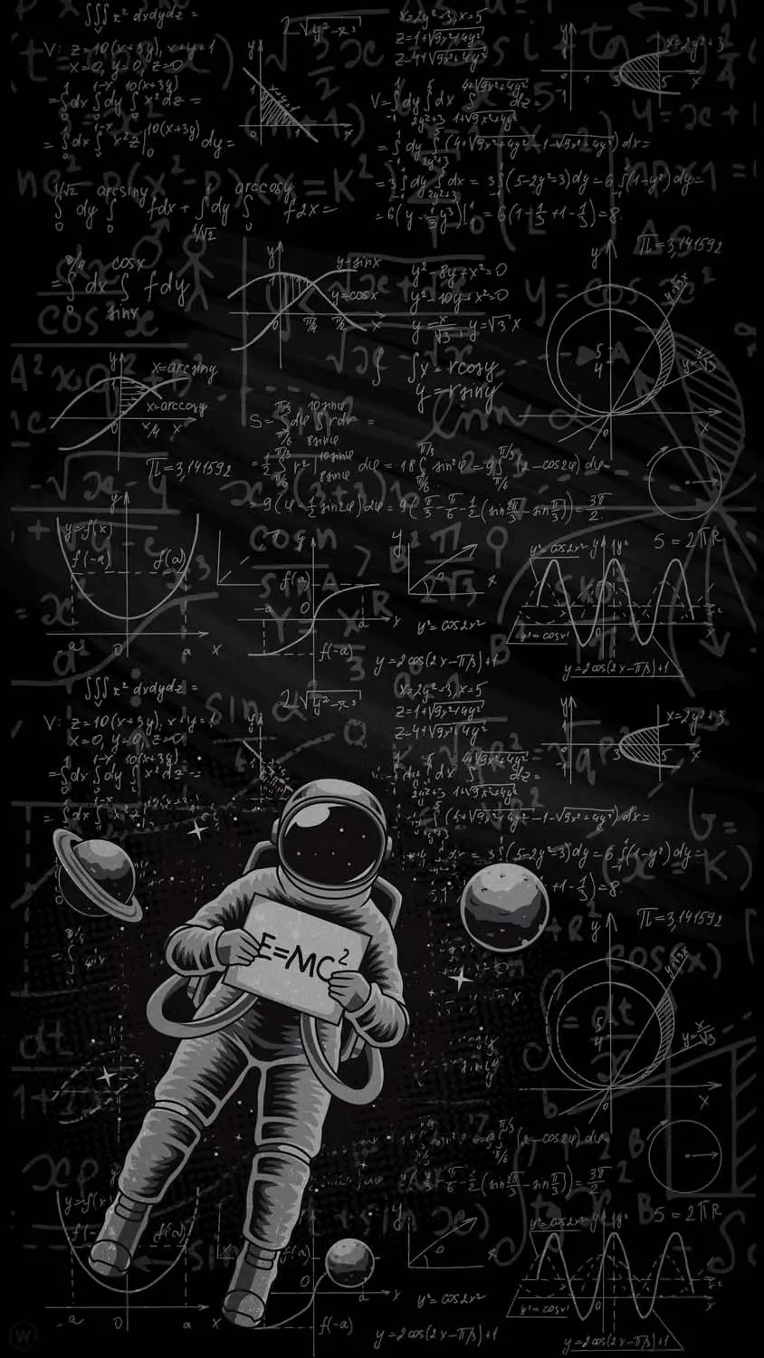 WallpaperAttractive and special iPhone background for physics enthusiasts