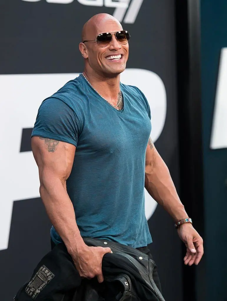 Awesome photo of Dwayne Johnson, nicknamed The Rock of Wrestling