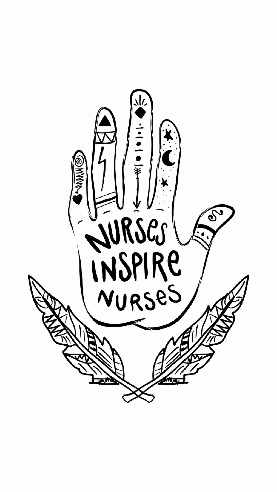Simple image for a profile with a nursing theme 