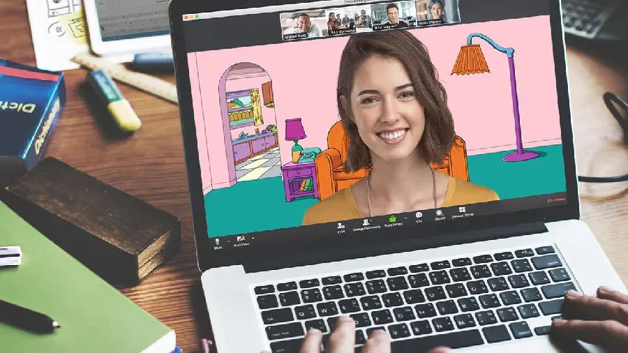 Business Laptop Art Photo for Working Girl Profile