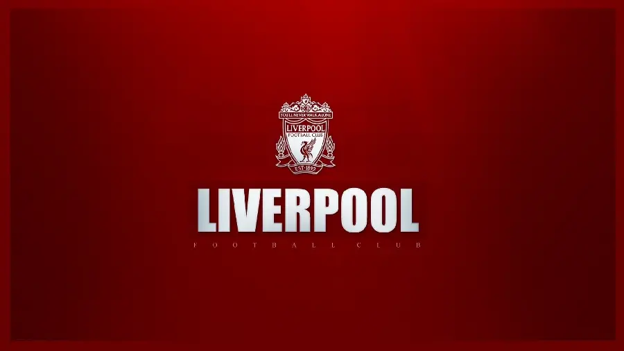 High-quality wallpaper of the symbol and logo of Liverpool, a famous English team