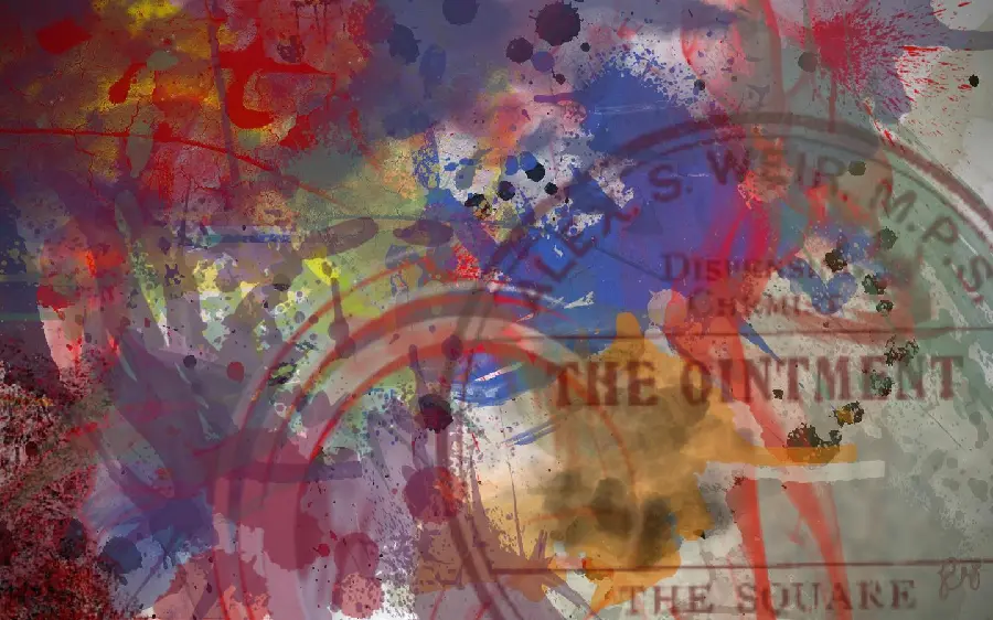 Creative and attractive wallpaper with a contemporary art theme