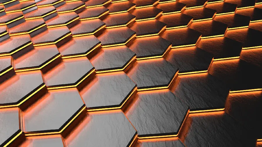 Very special and unique two-dimensional layered wallpaper for laptops