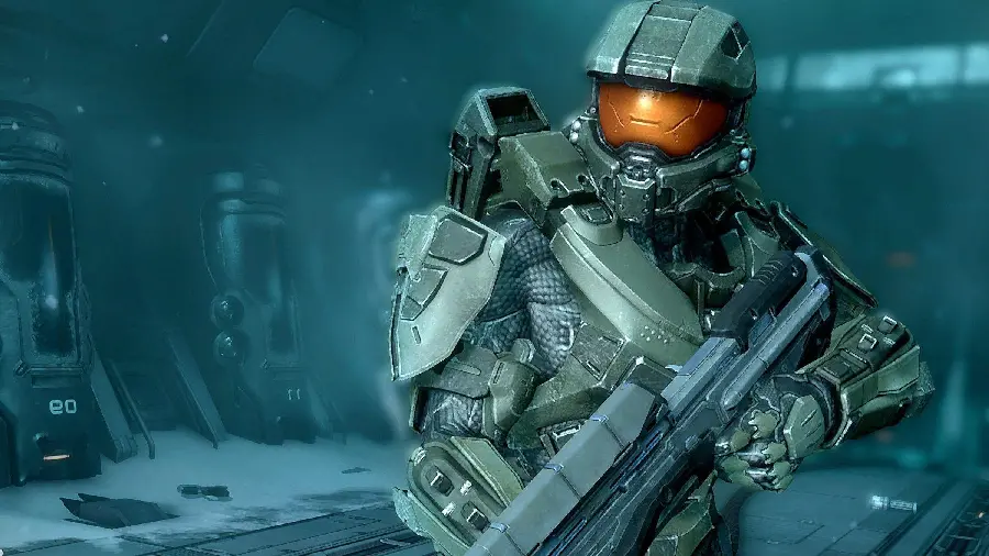Background picture of Master Chief on a mission