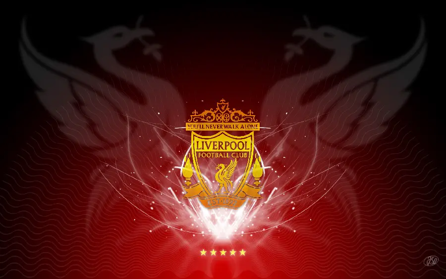 Free download of background images with the design of the Liverpool England team logo