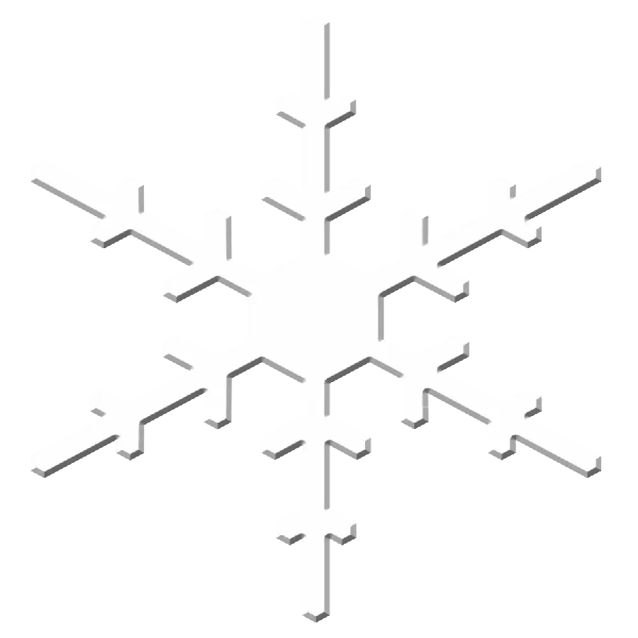 Fantastic and incredible image of snowflake and crystal ice PNG suitable for printing on glass