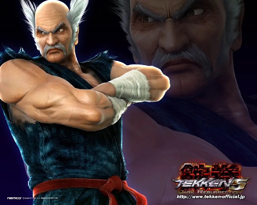Heihachi Mishima Japanese Tekken Player Stock Photo
