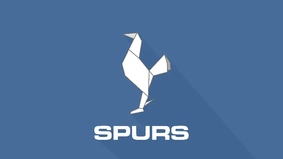 Tottenham or Spurs football team wallpaper with a blue background
