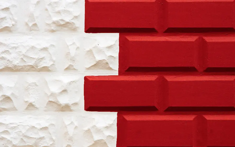 Download simple modern brick wall design background image suitable for computers 
