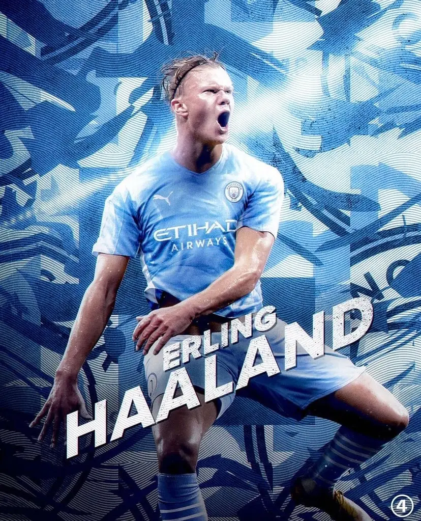 Download free Erling Haaland photos with professional and cool editing 