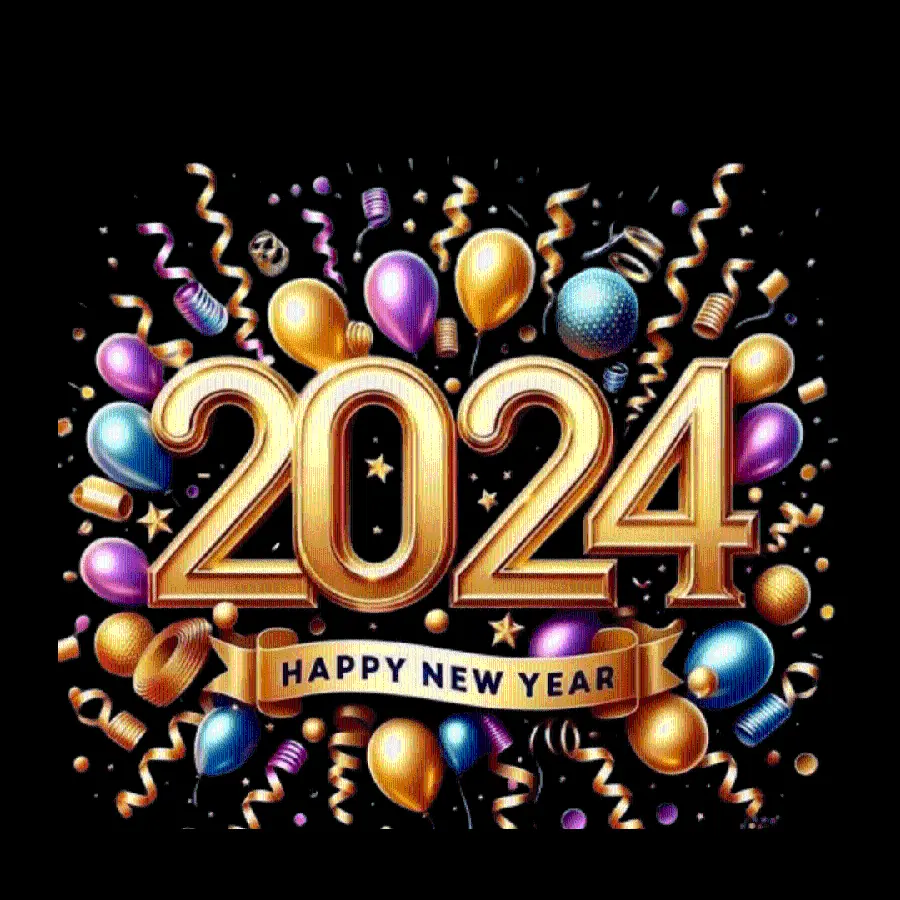 The most interesting profile photo and background for Happy New Year and Christmas 2024