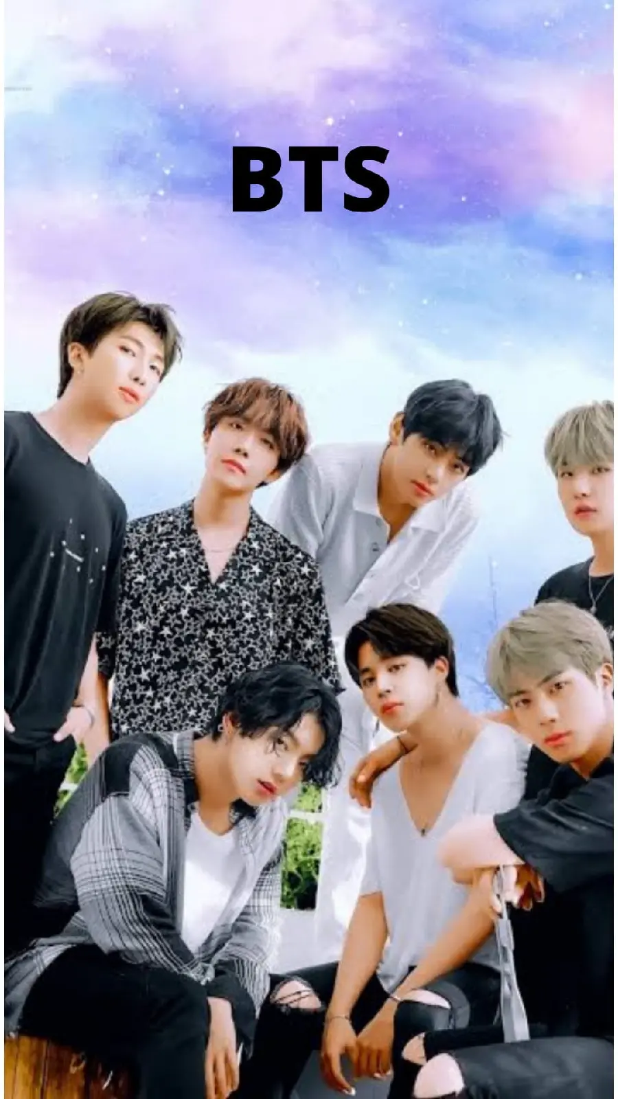 Free download of the famous BTS band image