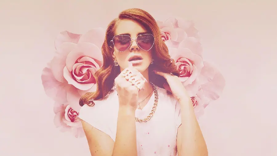Lana Del Rey Stock Photo, the greatest American songwriter of the 21st century