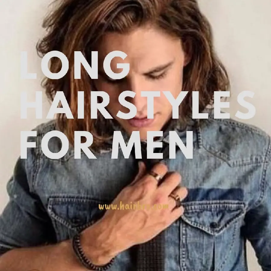 Stock photo of long men's hairstyles 2024 