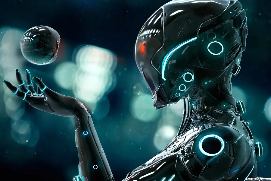 Best possible quality wallpaper with cool and smart robot design