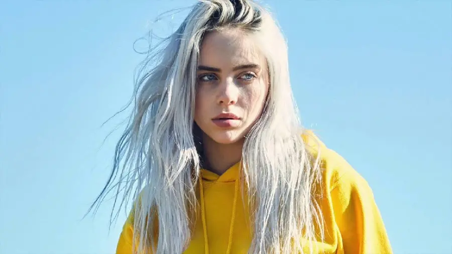 Eilish's background photo was recognized as one of the prominent voices of modern music 