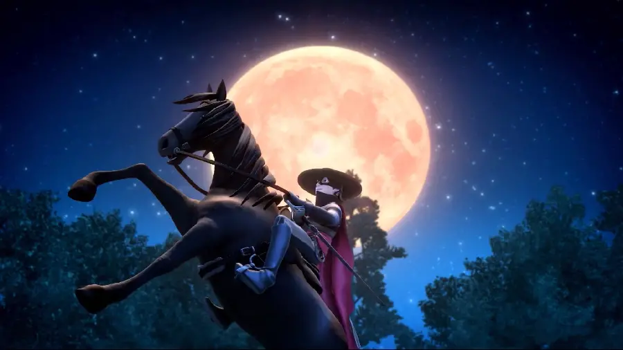 Background photo of Zorro cartoon with excellent quality 