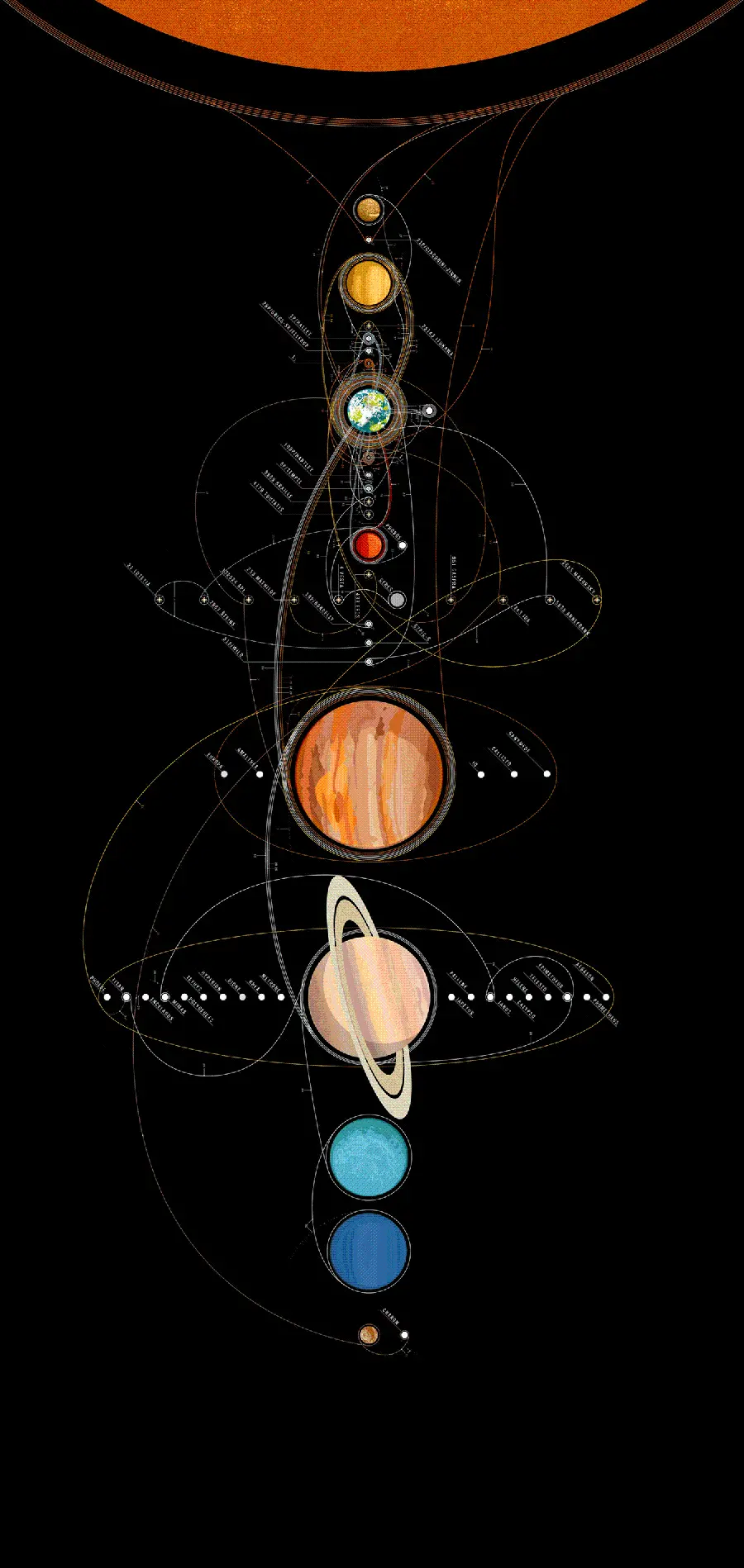 iPhone background with an attractive and mysterious physics theme