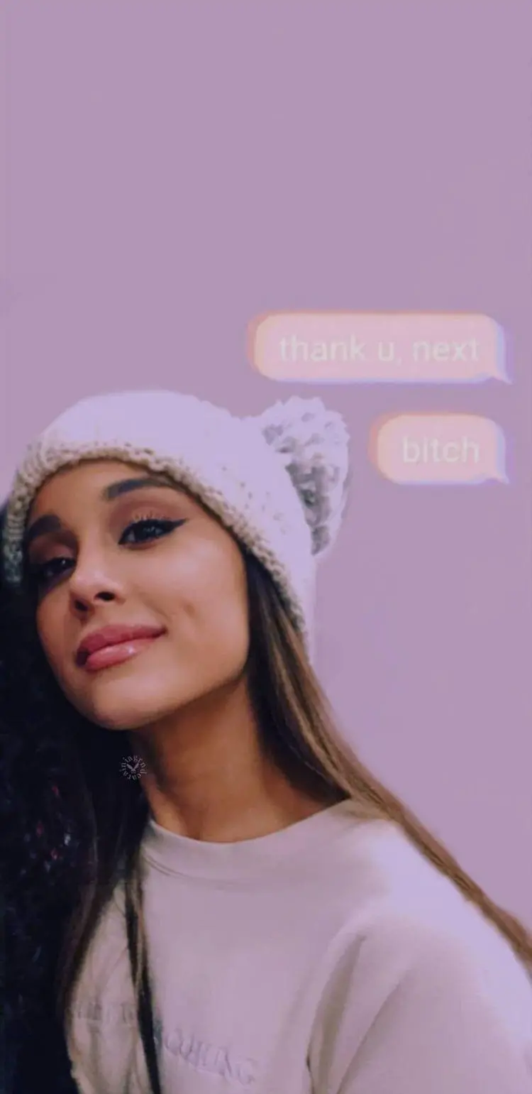 Cute wallpaper of Ariana Grande for her fans