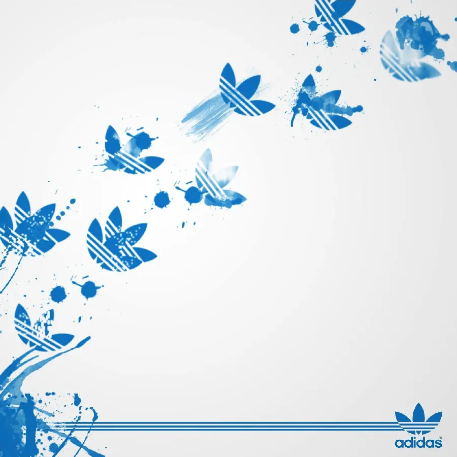 Stylish image of Adidas original for poster printing in sports equipment stores