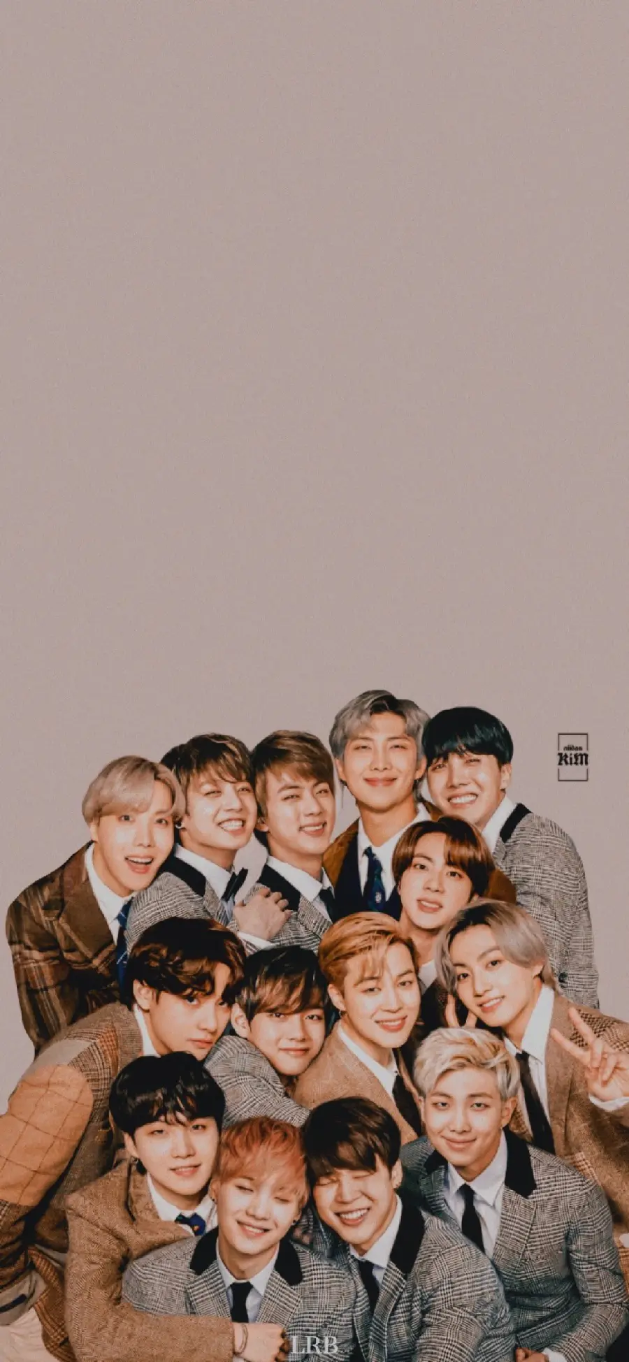 Profile picture with BTS group design for ARMYs