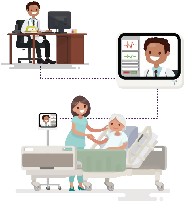 Nurse PNG image, teleported and without background