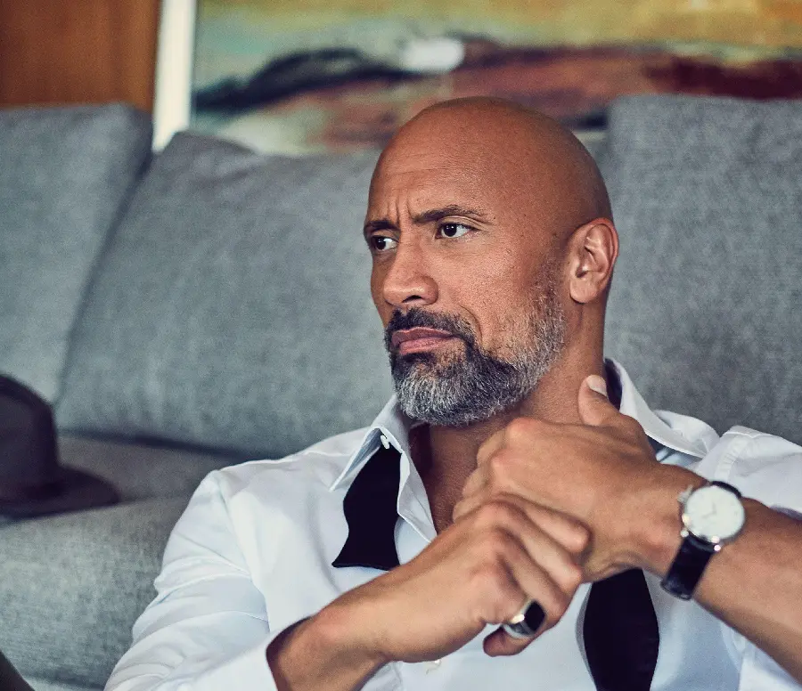 Wallpaper of Dwayne Johnson, the Richest and Most Popular Actor in the World