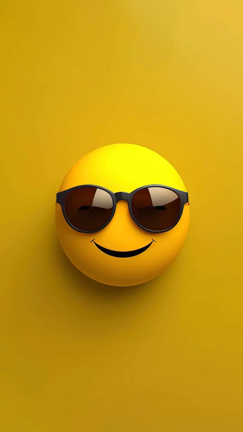 Full-screen image of emoticon or emoji suitable for stories and highlight covers