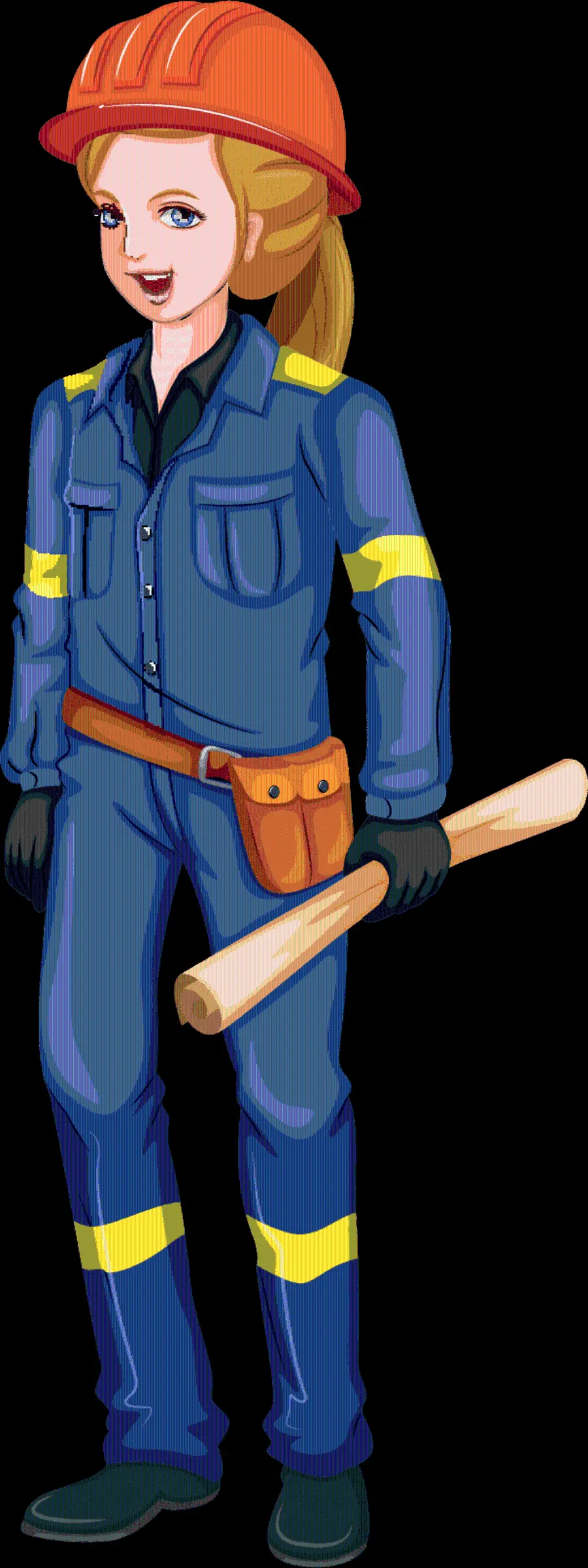 Download PNG graphic image of a civil engineer