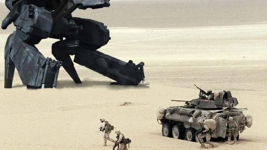 The most mysterious stock photo of the military army of the future