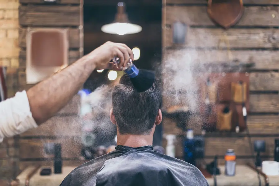 Background 1403 of Hairdressing and Hairstyle in Men's Barbershop