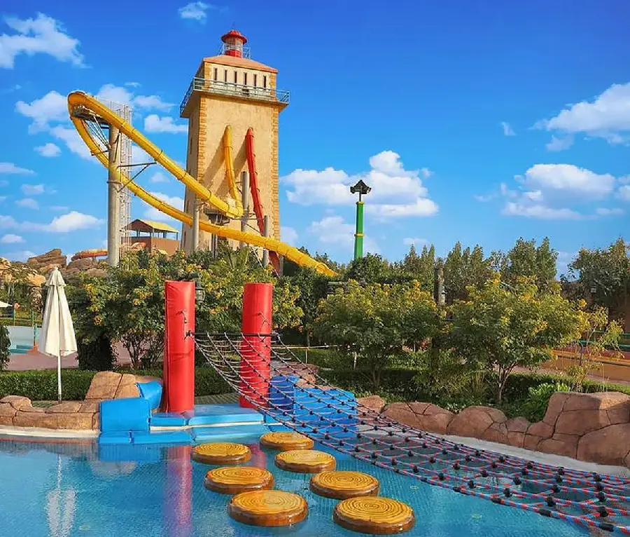 The famous forest park of Kish Island for a dreamy night with the family