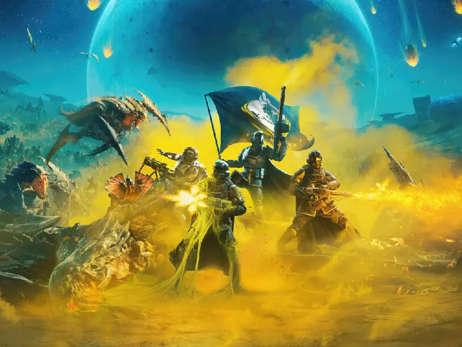 Helldivers 2 Wallpaper Designed by Arrowhead Games