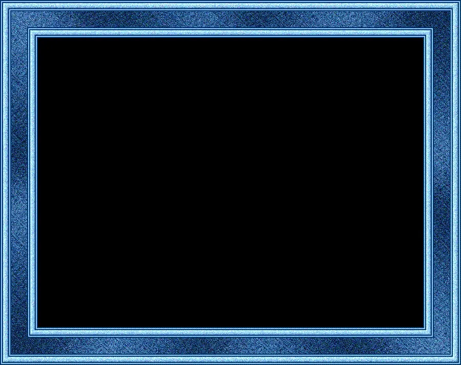 Photo frame with neon sky blue design with wreaths and shiny