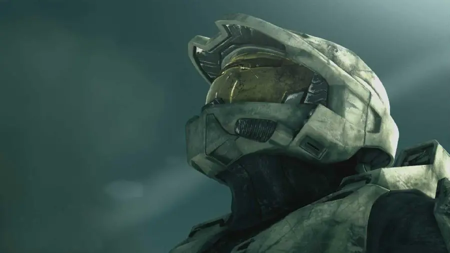 Wallpaper of Master Chief, a fictional and important character in the Halo games