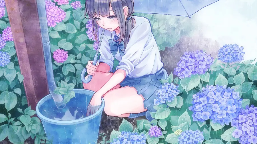 Download of a beautiful and beautiful anime girl photo for a profile 