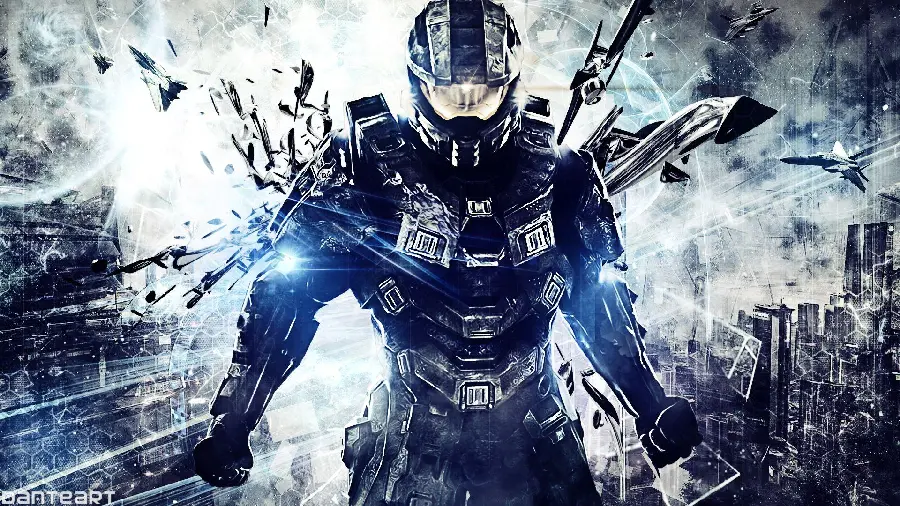 Very attractive wallpaper of Master Chief for laptop