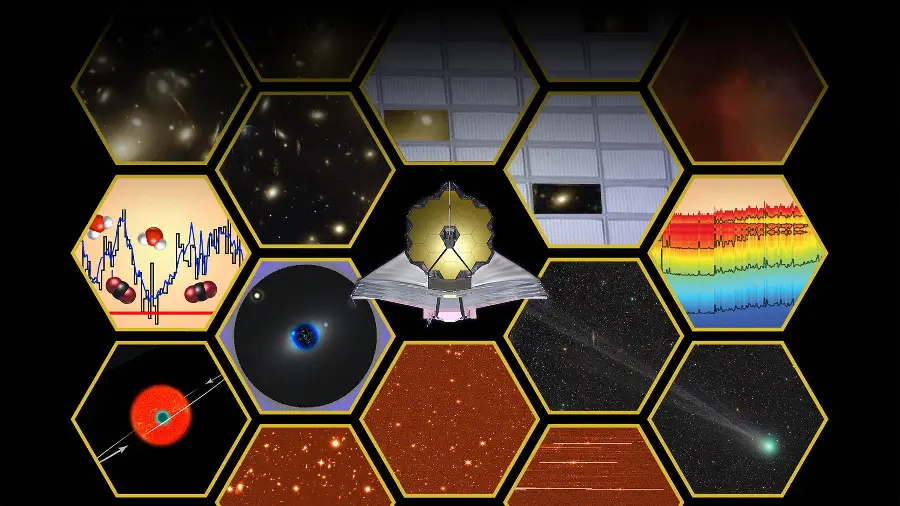 Free download of images released by the James Webb Space Telescope