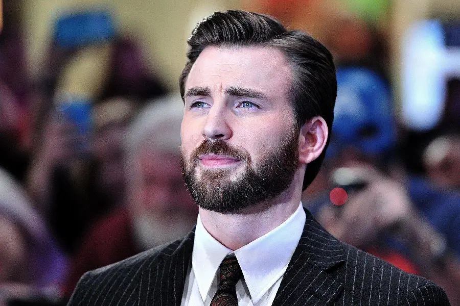 Photo of Chris Evans, the famous 43-year-old American actor