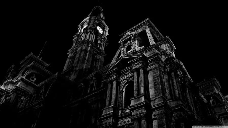 Spectacular wallpaper of a Gothic-style architectural building in 8k quality