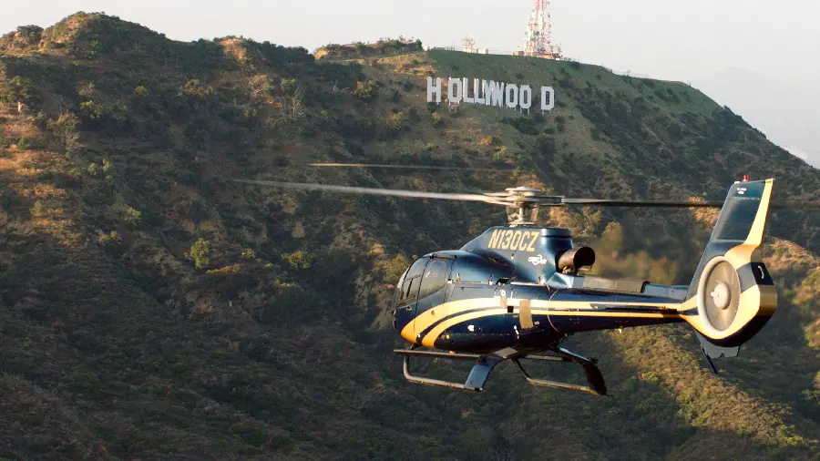 Black Private Helicopter Model 2024 