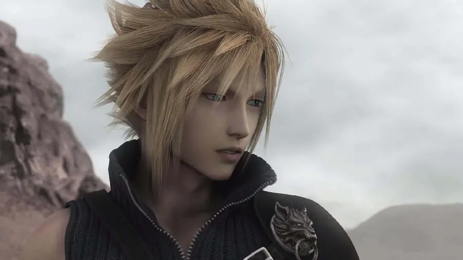 A cool boy profile picture of a famous character from Final Fantasy 7