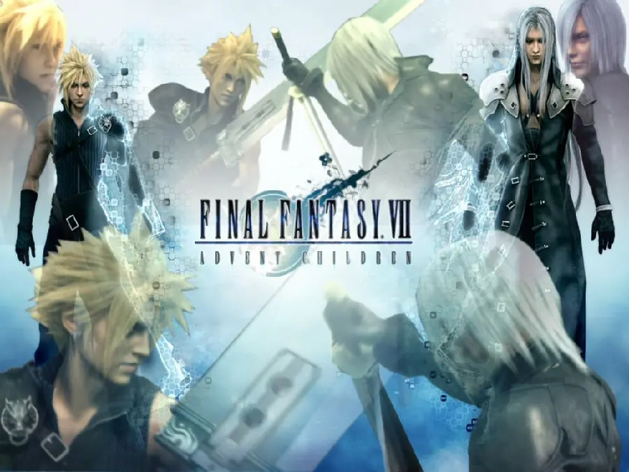 Beautiful Background Image from Final Fantasy 7 for Printing on Notebook Cover