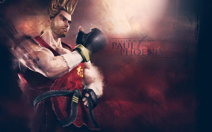 Photo of Paul Phoenix, the hero of the video game Tekken