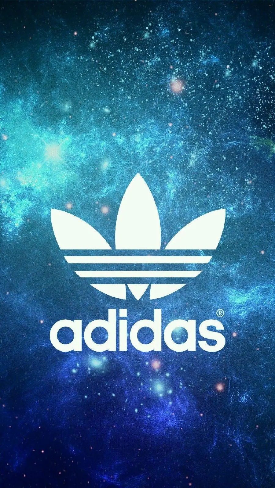 Boyish background image for the phone of the original Adidas logo