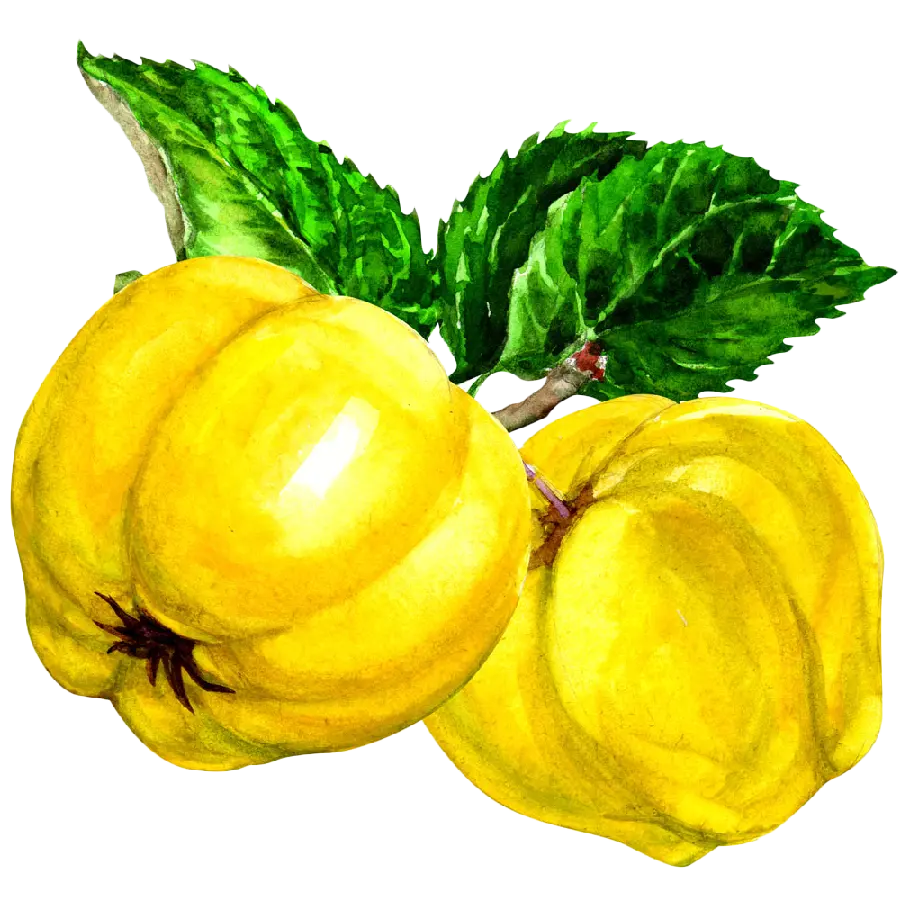 Graphic and cartoon photo of fruit with a cutout