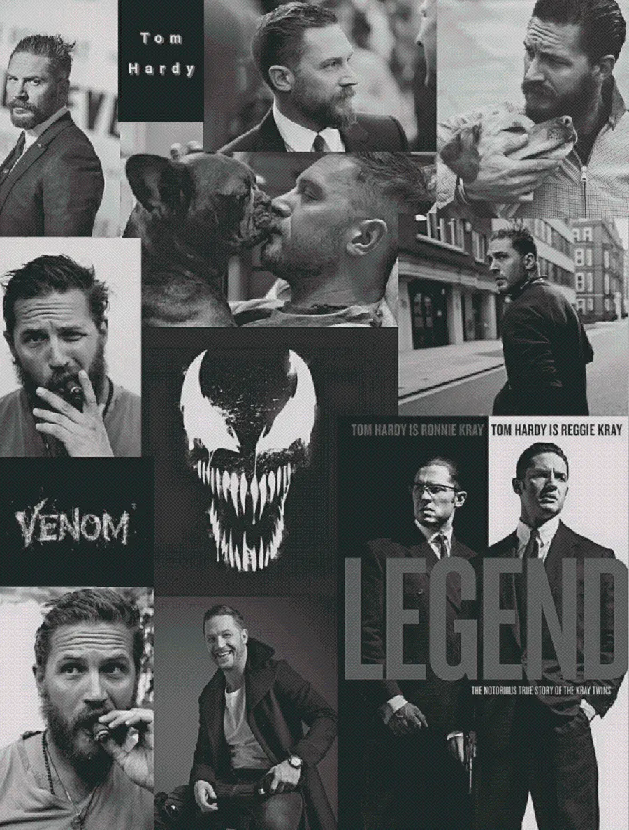 Tom Hardy, the handsome and well-built British actor, photo collection