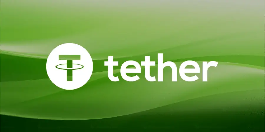Photo with Tether cryptocurrency logo suitable for exchange account profile 