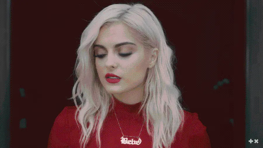 Bebe Rexha background with full HD quality suitable for poster printing to decorate the room